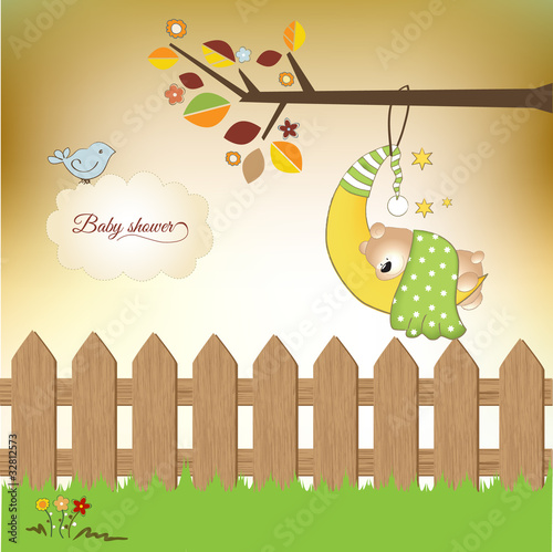 New baby greeting card