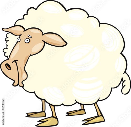 Cartoon sheep