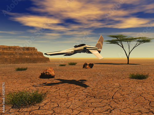 sobrevolando el desierto