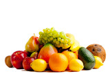 Fresh fruits isolated