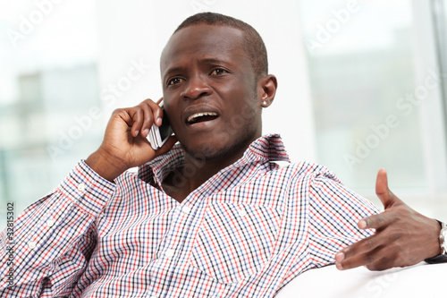 Foto Nervous man