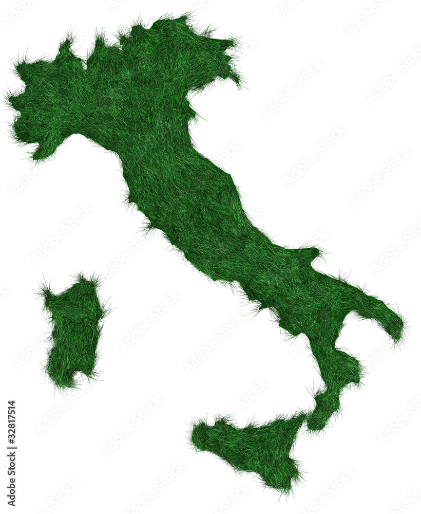 Fototapeta premium Italia erba verde