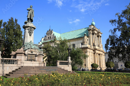 Warsaw - monument to Adam Mickiewicz