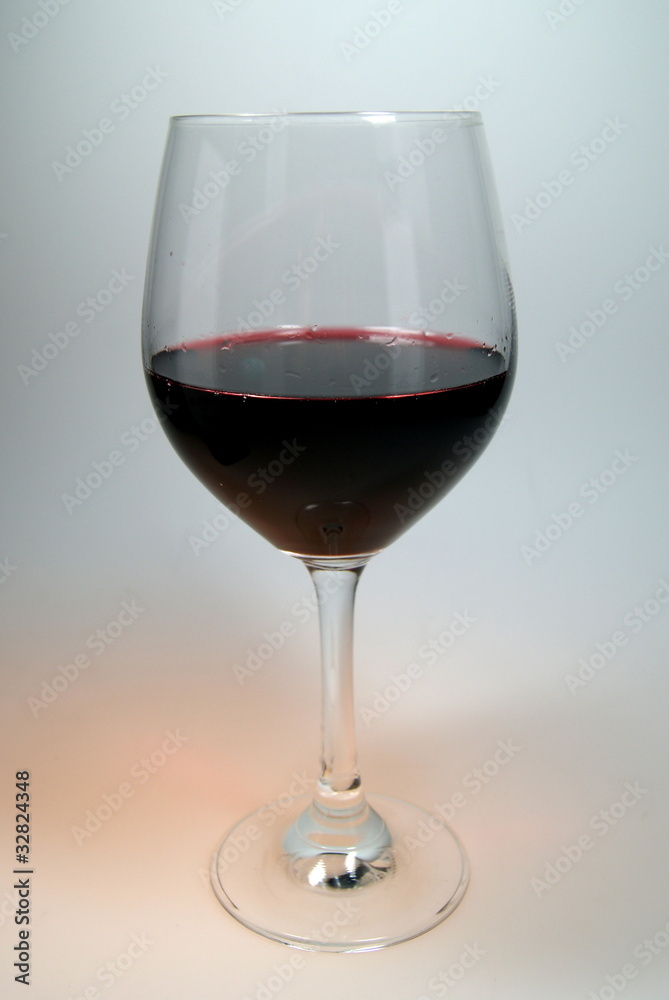 rotwein glas