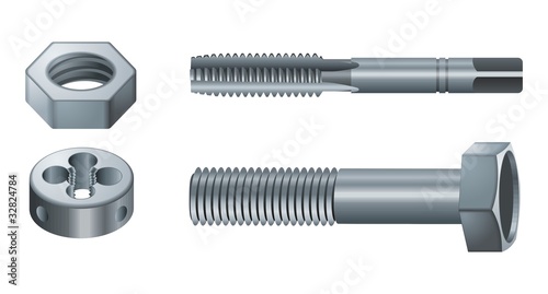 Screws & Nuts vector