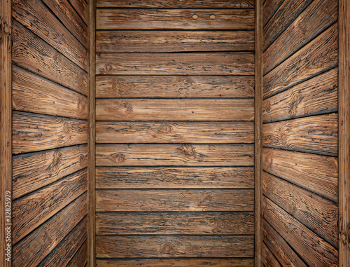 old wooden deep interior