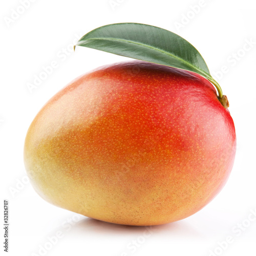 Obraz na płótnie mango fruit isolated on white background