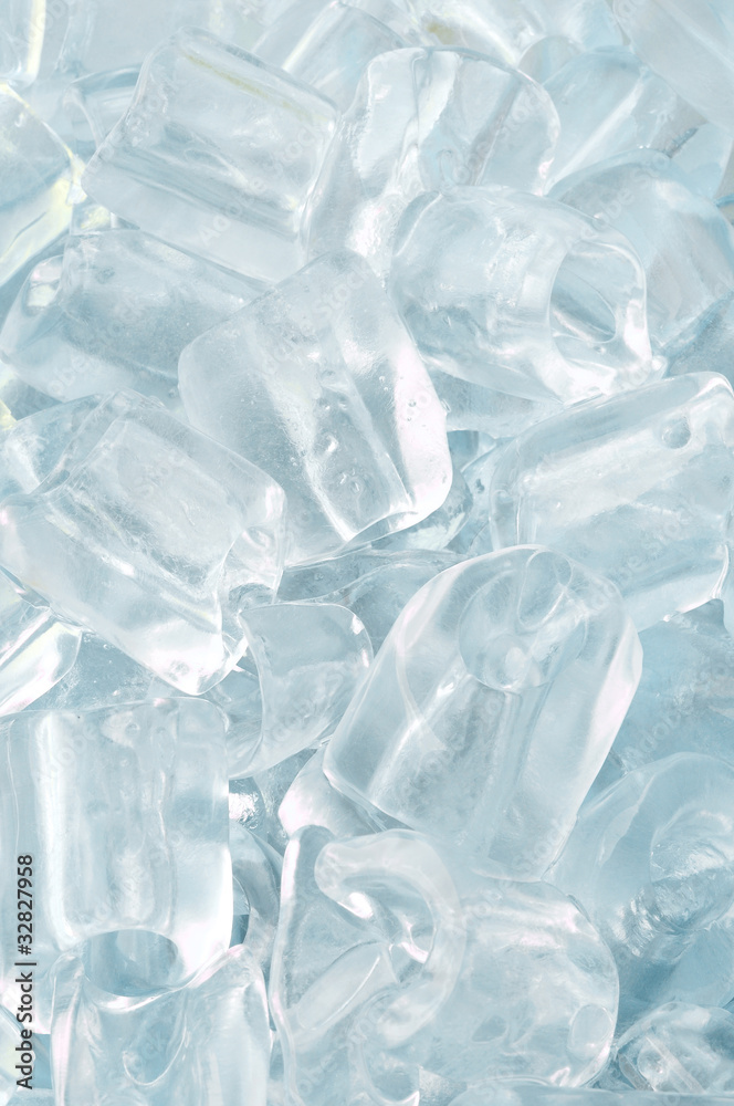 fresh cool ice cube background