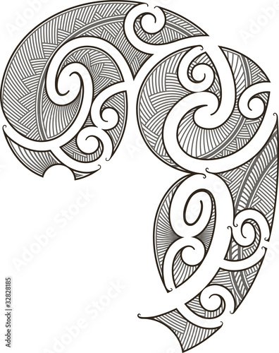 Maori tattoo design