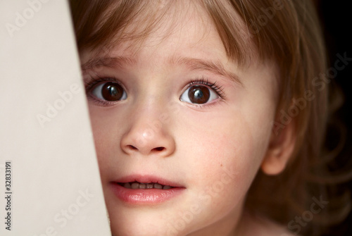 Sad little girl