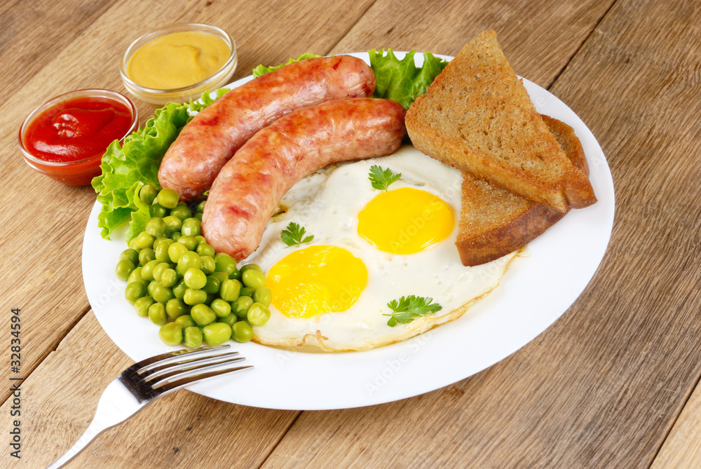 Fried eggs