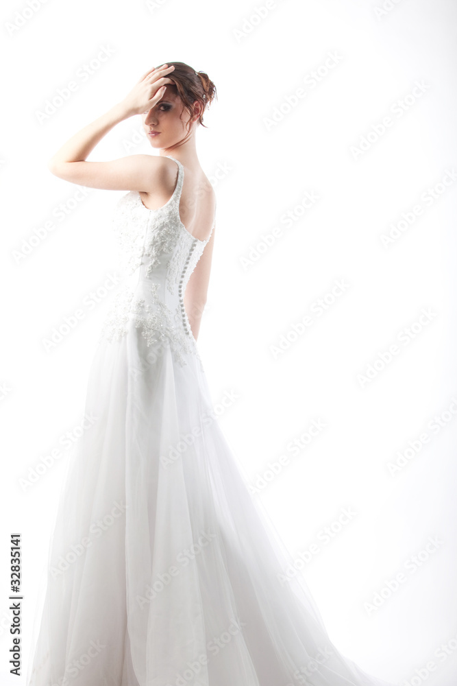 beautiful bride in a luxurious wedding dress beautiful bride in a luxurious wedding dress