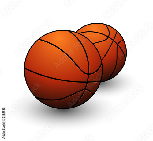sport game basketball orange color isolated
