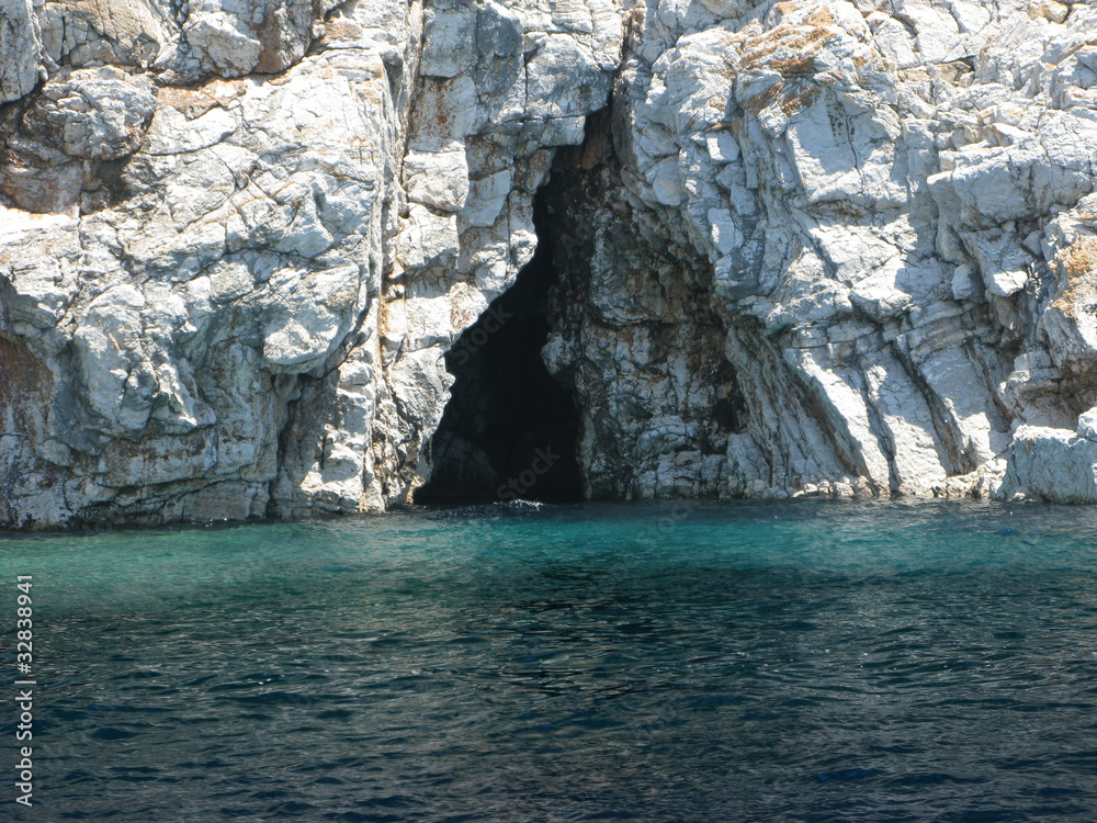 cave in aegean sea turkey