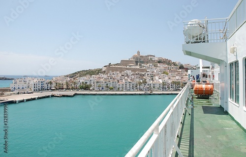 Ibiza, arrivée en bateau photo