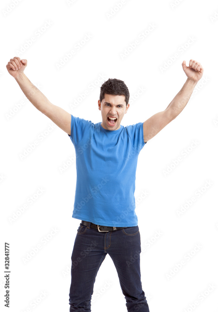Happy young man