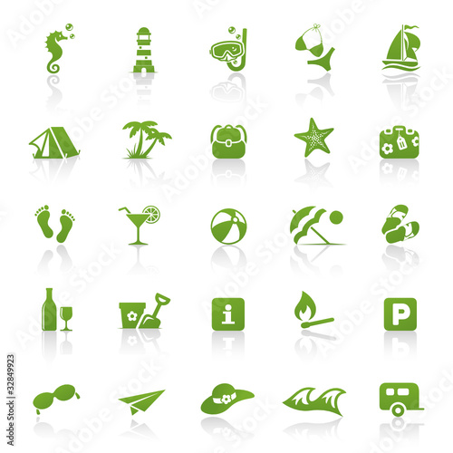 Green Web Icons