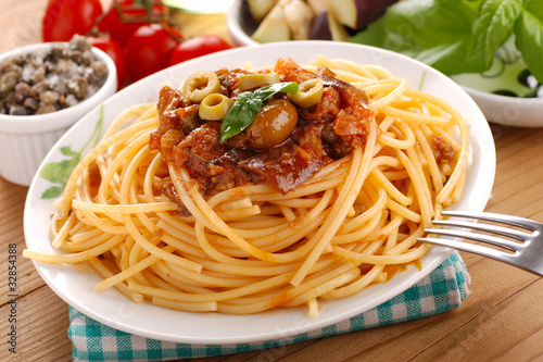 spaghetti alla caponata - due