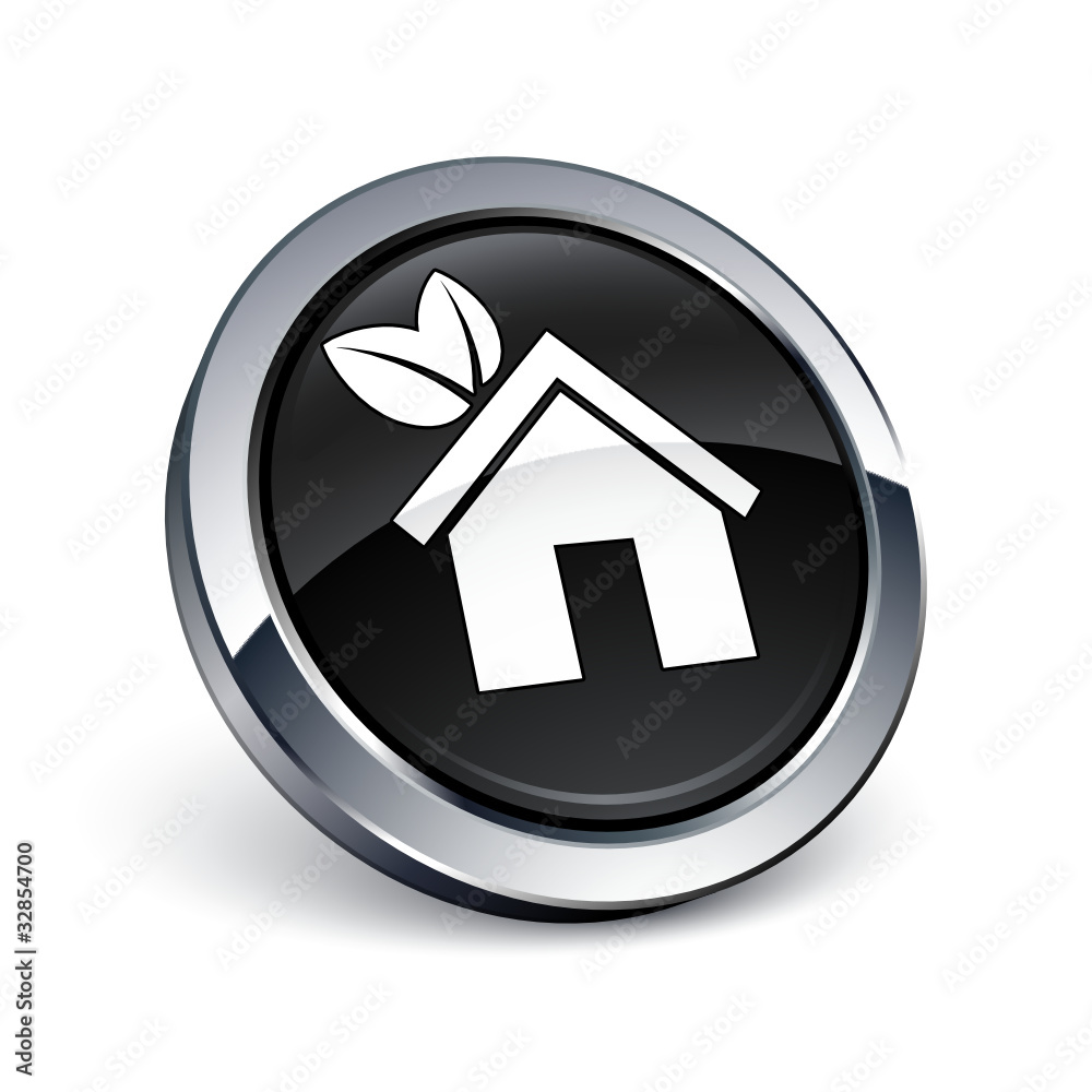 icône bouton internet maison écologie icône bouton internet maison écologie