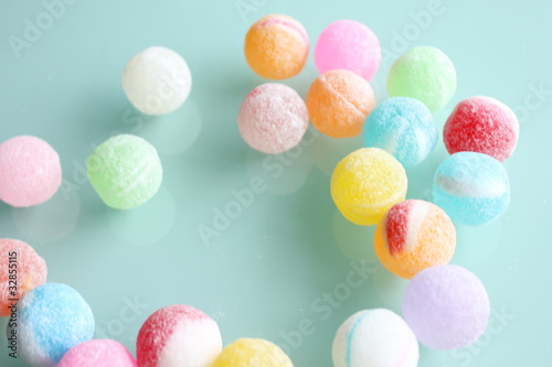 カラフルなキャンディー