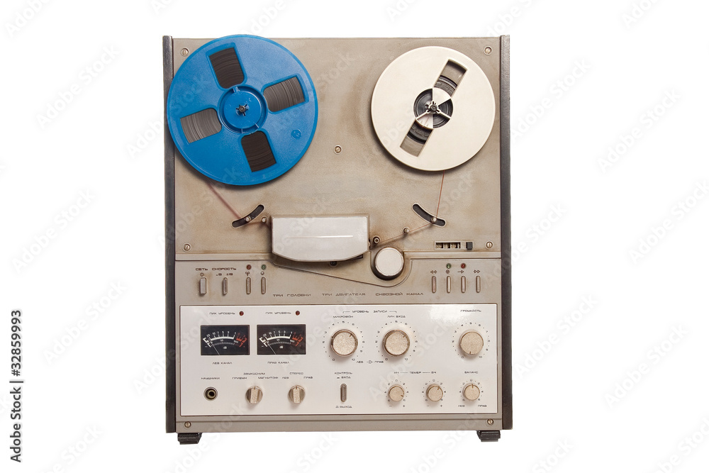 Fototapeta premium Retro Audio Tape Recorder