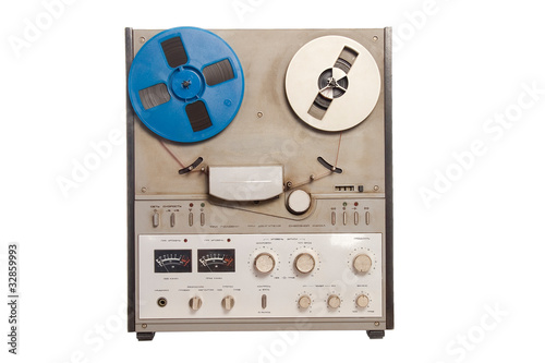 Retro Audio Tape Recorder photo