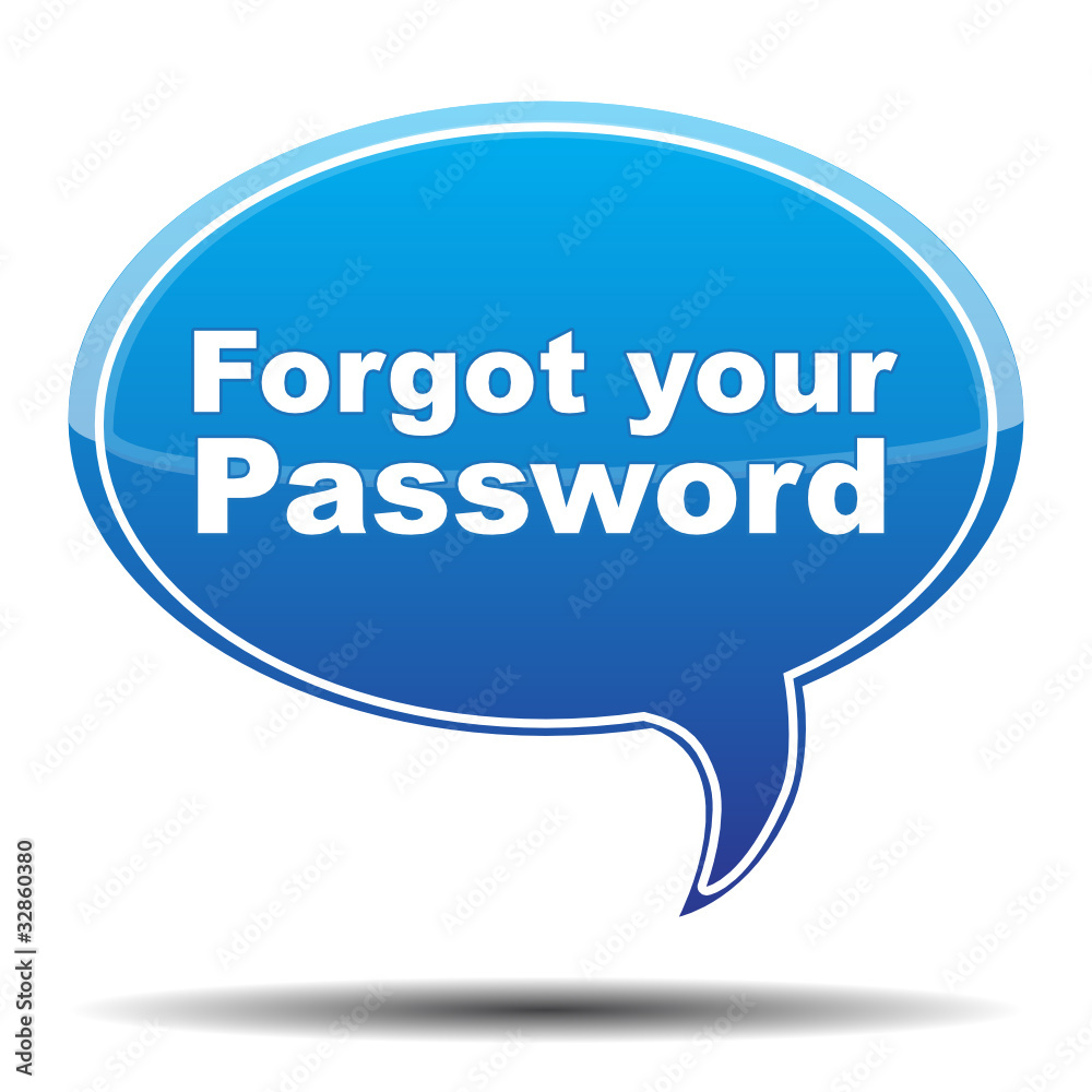 FORGOT YOUR PASSWORD ICON