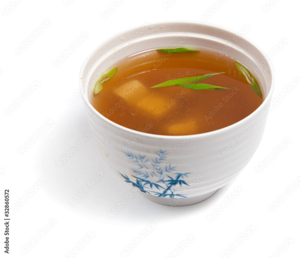 soup of fish, shellfish, seaweed and vegetables soup of fish, shellfish, seaweed and vegetables