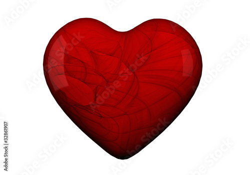 Heart shape in Red