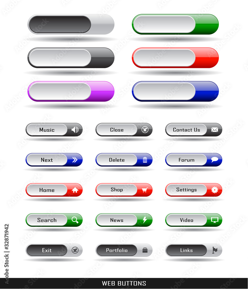 Web buttons pack Web buttons pack