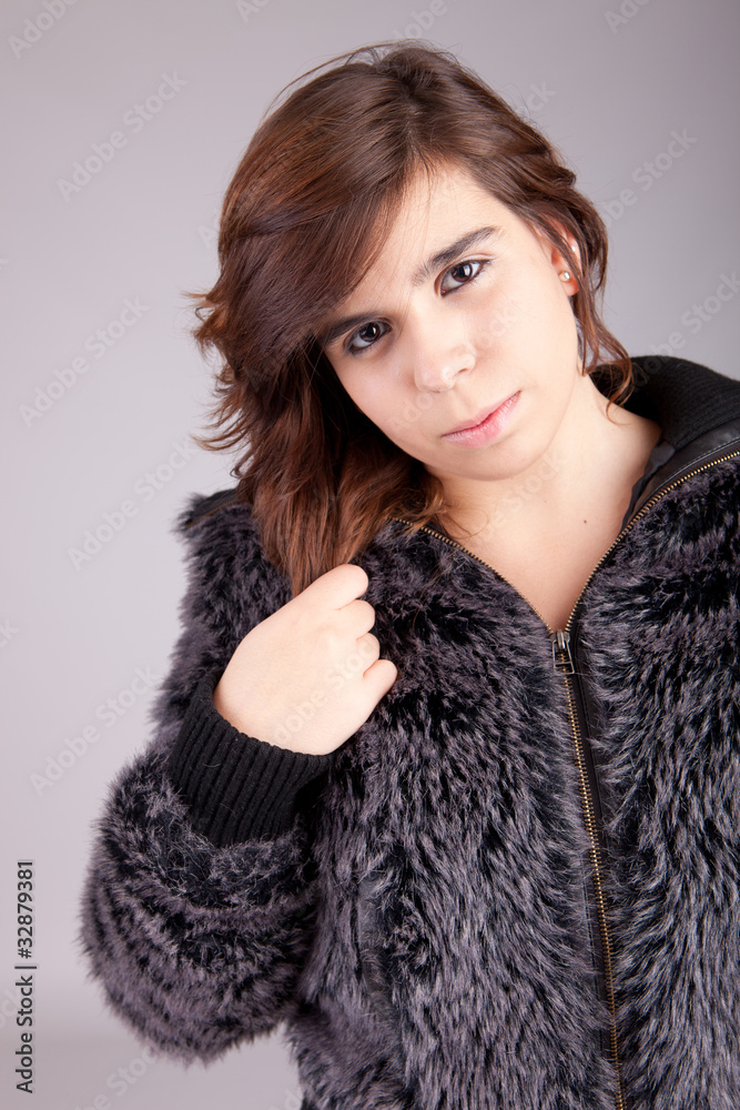 Young and beautiful woman posing Young and beautiful woman posing