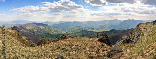 Obraz na płótnie Rocky Carpathian Pikuj peak w salonie