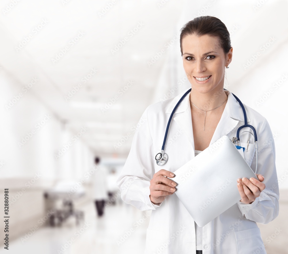 Woman doctor at hospital Woman doctor at hospital