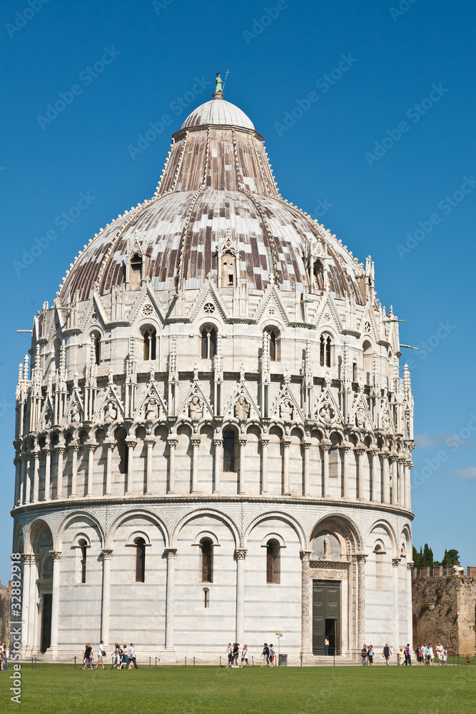 baptistery at Pisa, Italy