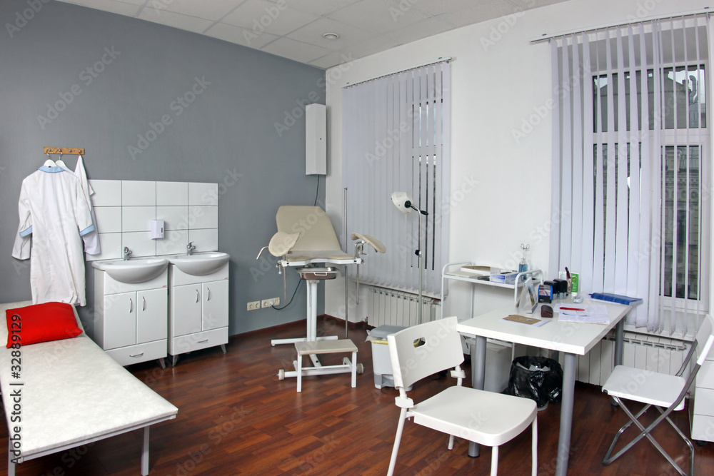 Gynecologist's office in hospital Gynecologist's office in hospital
