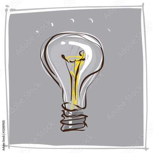 light-bulb dynamic freehand line style