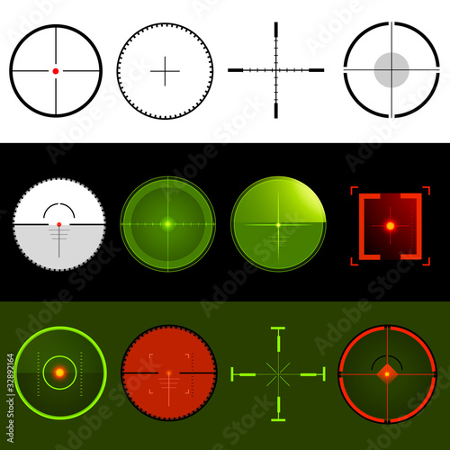 Vector Target Crosshairs