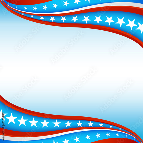 Patriotic Star Banner Background