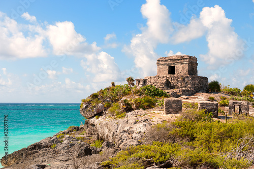 Maya ruins at Tulum, Mexico.