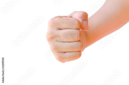 fist hand isolated