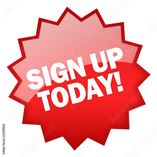 Sign up today button
