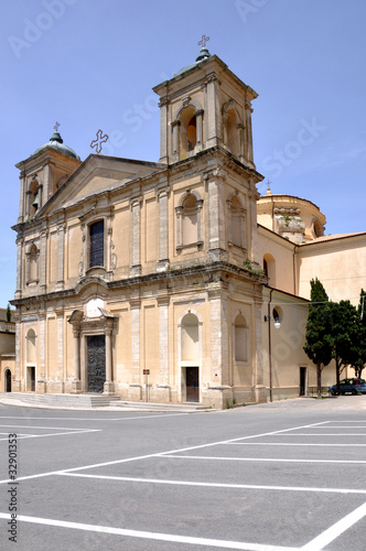 Cuadro en lienzo Duomo San Leoluca di Vibo Valentia