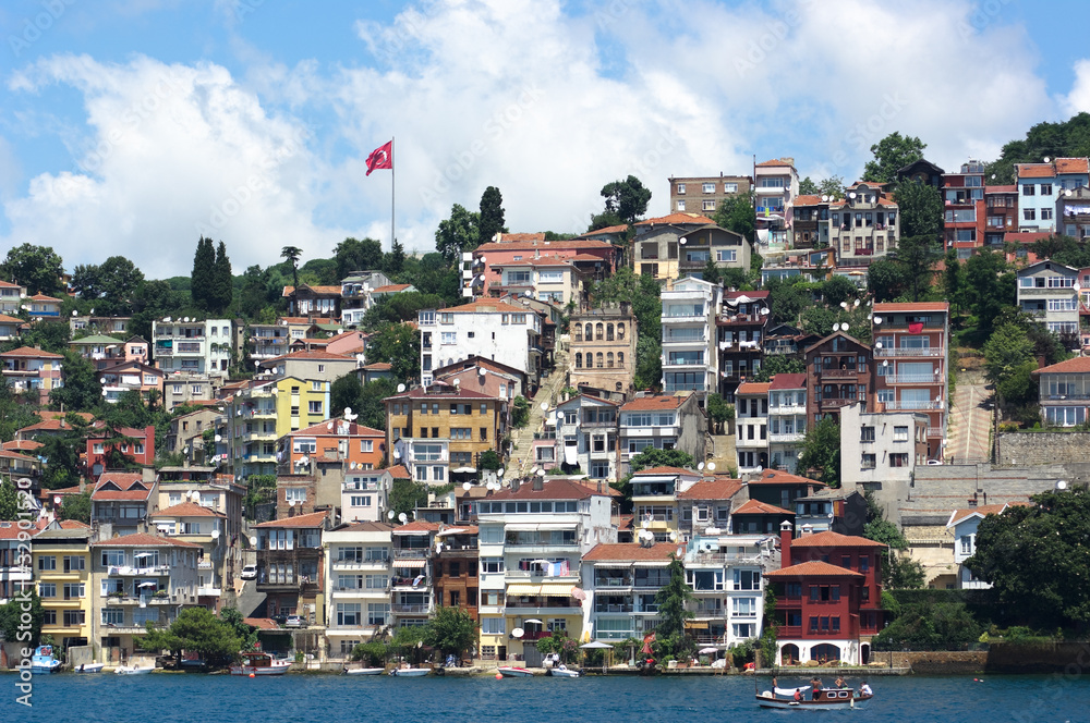 Istanbul From Waterside Of Bosporus