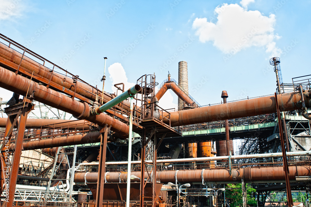 Fototapeta premium Heavily Industrialised