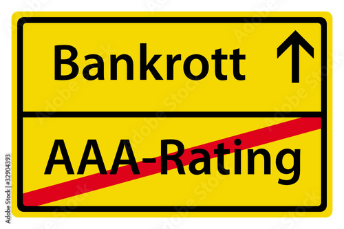 Bankrott, Firmenpleite, Staatspleite