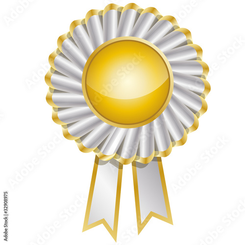 vecteur, médaille doré
