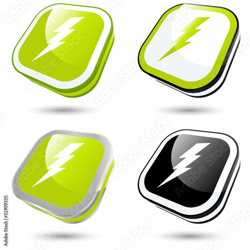 strom icon 3D