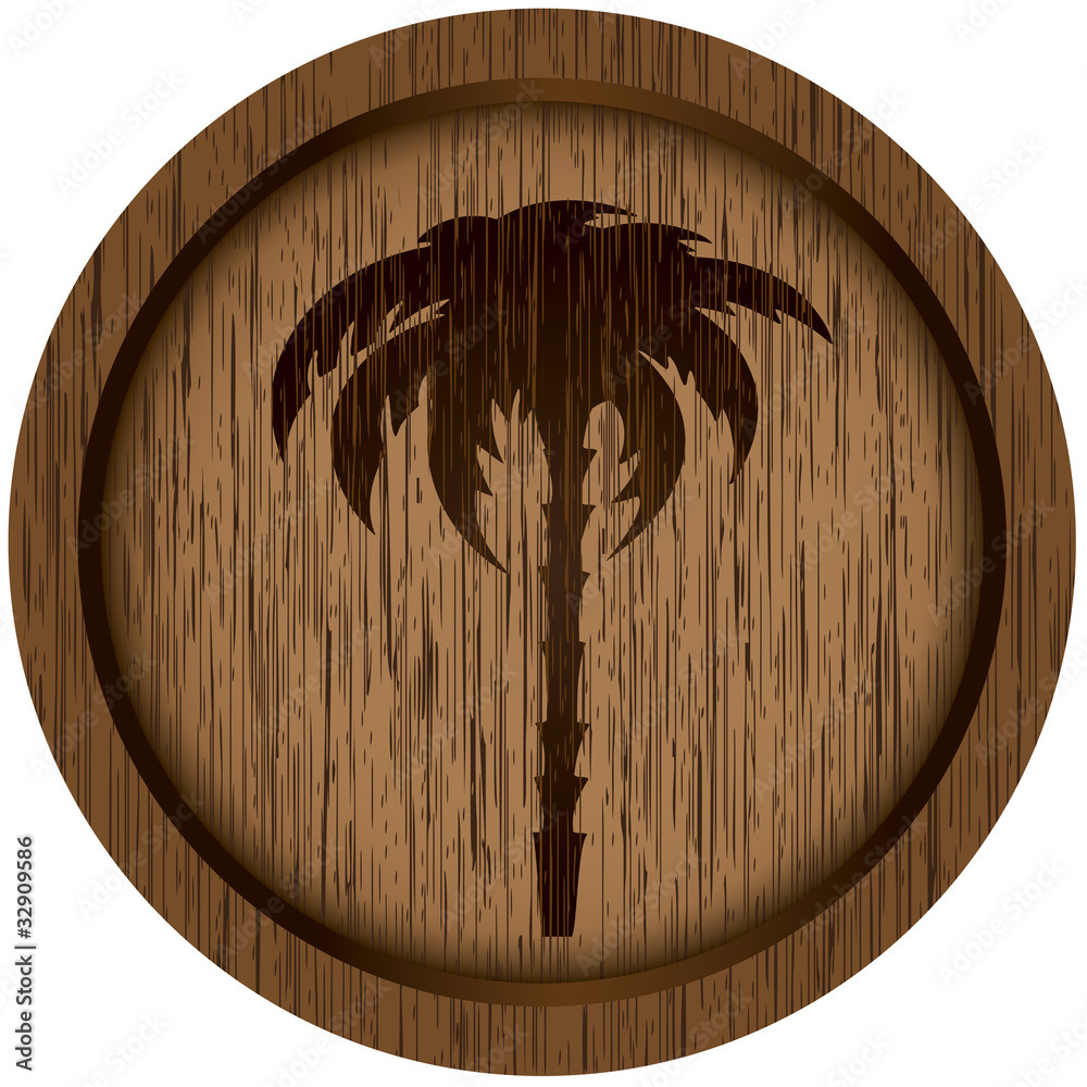 palma in legno