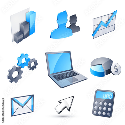 Business web icons