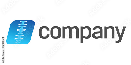 Chiropractor practice logo